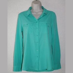 American Eagle Long Sleeve Button Down Blouse XS